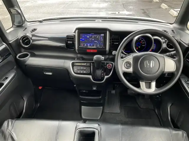 ホンダ Ｎ ＢＯＸ カスタム G Aパッケージ 滋賀県 2014(平26)年 12.3万km プレミアムホワイトパール 車検9年5月まで/シティブレーキアクティブシステム/カロッツェリア7インチHDDナビ/Bluetooth、DVD、CD、フルセグテレビ/バックカメラ/片側パワースライドドア/ETC/HIDヘッドライト/社外14インチアルミホイール/社外シートカバー/ステアリングスイッチ/スペアキー有り/取扱説明書/保証書