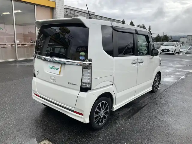 ホンダ Ｎ ＢＯＸ カスタム G Aパッケージ 滋賀県 2014(平26)年 12.3万km プレミアムホワイトパール 車検9年5月まで/シティブレーキアクティブシステム/カロッツェリア7インチHDDナビ/Bluetooth、DVD、CD、フルセグテレビ/バックカメラ/片側パワースライドドア/ETC/HIDヘッドライト/社外14インチアルミホイール/社外シートカバー/ステアリングスイッチ/スペアキー有り/取扱説明書/保証書