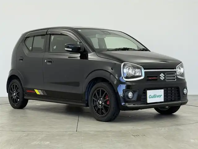 スズキ アルト ワークス 愛知県 2021(令3)年 4.9万km ブルーイッシュブラックパール3 ワンオーナー　/ＲＥＣＡＲＯシート　/ＫＹＢショックアブソーバー　/ＲＥＩＺマフラーカッター　/パドルシフト/純正オーディオ（ＡＭ／ＦＭ／ＣＤ／ＢＴ）/アルミホイール　/コーナーセンサー　/スペアキー　/保証書　/取説　/記録簿