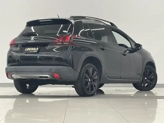 プジョー ２００８ GTライン 岡山県 2018(平30)年 3.8万km 黒 GTライン/純正ナビ/Bluetooth/クルコン/バックカメラ/アクティブシティブレーキ/パーキングアシスト/アンビエントライト/ドラレコ（F/R）/純正LEDヘッドライト/ブラック＆ホワイトエディション専用ホイル/スペアキー/ETC