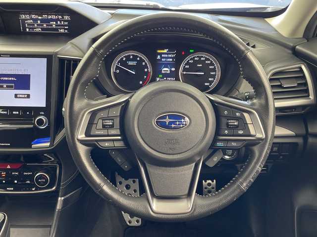 スバル フォレスター ハイブリッド アドバンス 岐阜県 2018(平30)年 5.8万km クリスタルブラックシリカ ４ＷＤ　/純正８型ナビ/（AM/FM/フルセグTV/Bluetooth/CD/DVD/バックカメラ/サイドカメラ　/シートヒーター（運転席・助手席）/セカンドシートヒーター/ステアリングヒーター　/社外ＥＴＣ　/純正前方ドラレコ　/ＢＳＭ　/ステアリング連動ヘッドランプ（ＳＲＨ）/アイサイト　/プリクラッシュブレーキ/レーンキープアシスト/ＬＥＤヘッドライト　/パワーシート　/ルーフレール/純正１８AW/ハーフレザー