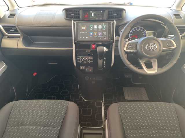 トヨタ ルーミー カスタムG－T 埼玉県 2025(令7)年 0.1千km ブラックマイカメタリック/パールホワイト2トーン スマートアシスト /純正9インチディスプレイオーディオ/　　BT/フルセグ/CarPlay /パノラミックビューモニター /両側パワースライドドア /レーダークルーズコントロール /LEDオートライト /シートヒーター /純正15インチアルミ /電子パーキング/ステアリングスイッチ