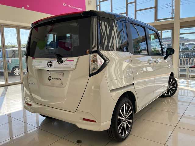 トヨタ ルーミー カスタムG－T 埼玉県 2025(令7)年 0.1千km ブラックマイカメタリック/パールホワイト2トーン スマートアシスト /純正9インチディスプレイオーディオ/　　BT/フルセグ/CarPlay /パノラミックビューモニター /両側パワースライドドア /レーダークルーズコントロール /LEDオートライト /シートヒーター /純正15インチアルミ /電子パーキング/ステアリングスイッチ