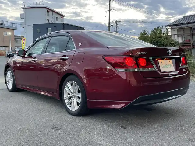 トヨタ クラウン ハイブリッド アスリートS 福岡県 2013(平25)年 7万km ダークレッドマイカメタリック 純正ナビ(ワンセグテレビ・FM・AM・BT)/前席パワーシート/クルーズコントロール/ETC/パワーバックドア/プッシュスタート/スマートキー/フォグランプ/純正フロアマット/ドアバイザー/バックカメラ