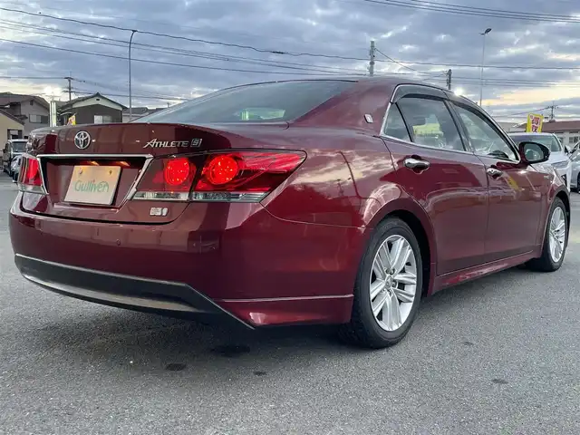 トヨタ クラウン ハイブリッド アスリートS 福岡県 2013(平25)年 7万km ダークレッドマイカメタリック 純正ナビ(ワンセグテレビ・FM・AM・BT)/前席パワーシート/クルーズコントロール/ETC/パワーバックドア/プッシュスタート/スマートキー/フォグランプ/純正フロアマット/ドアバイザー/バックカメラ