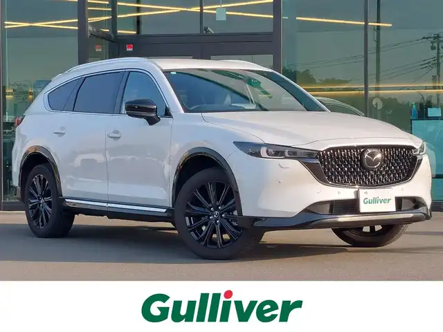 マツダ ＣＸ－８ XD スポーツアピアランス 東京都 2023(令5)年 0.9万km ロジウムホワイトプレミアムメタリック 純正ナビ/全方位カメラ/ETC/ドライブレコーダー/BOSEスピーカー/ヘッドアップディスプレイ/衝突軽減システム/レーンキープアシスト/レーダークルーズコントロール/ブラインドスポットモニター/LEDヘッドライト/パドルシフト/ルーフレール