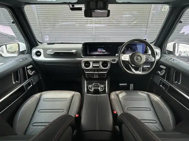 メルセデス・ベンツ ゲレンデヴァーゲン Ｇ３５０ｄ AMGライン 茨城県 2019(令1)年 3.1万km ポーラホワイト ラグジュアリーパッケージ /サンルーフ /アダプティブDS /Burmester/黒革 /全席シートヒーター /M付PWシート /ナビ /12セグ /BT /マルチLED /RSP /ACC /LKA /BSA /360°カメラ/禁煙車
