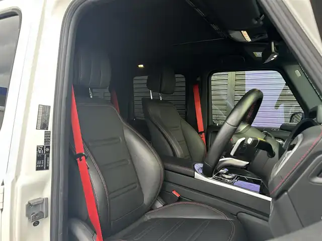 メルセデス・ベンツ ゲレンデヴァーゲン Ｇ３５０ｄ AMGライン 茨城県 2019(令1)年 3.1万km ポーラホワイト ラグジュアリーパッケージ /サンルーフ /アダプティブDS /Burmester/黒革 /全席シートヒーター /M付PWシート /ナビ /12セグ /BT /マルチLED /RSP /ACC /LKA /BSA /360°カメラ/禁煙車