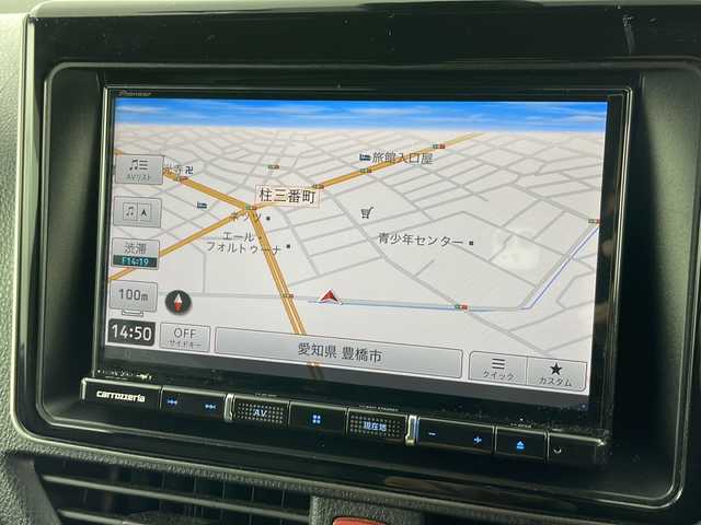 トヨタ エスクァイア Gi 愛知県 2019(令1)年 4.3万km ブラック ワンオーナー/8型ナビメモリ【AVIC-RL710】/（CD/DVD/フルセグTV/Bluetooth）/バックカメラ/両側パワースライドドア/アルパインフリップダウンモニター/衝突軽減システム/クルーズコントロール/レーンキープアシスト/オートマチックハイビーム/ドライブレコーダー/ETC/純正15インチAW/LEDヘッドライト/黒レザーシート/シートヒーター(前席)/ウッドコンビハンドル/ステアリングスイッチ/スマートキー＆プッシュスタート