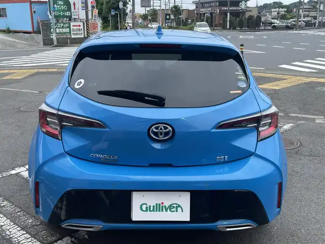 トヨタ カローラ スポーツ ハイブリッドG Z 神奈川県 2019(令1)年 12.8万km シアンM ワンオーナー/トヨタセーフティセンス/・衝突軽減ブレーキ/・レーダークルーズコントロール/・ブラインドスポットモニター/・コーナーセンサー/ヘッドアップディスプレイ/ステアリングスイッチ/バックカメラ/ビルトインETC2.0/プッシュスタート/スマートキーx2/LEDヘッドライト/フォグライト/純正18インチアルミホイール/4:2:4分割アジャスタブルデッキボード/保証書/ナビ取説/取説