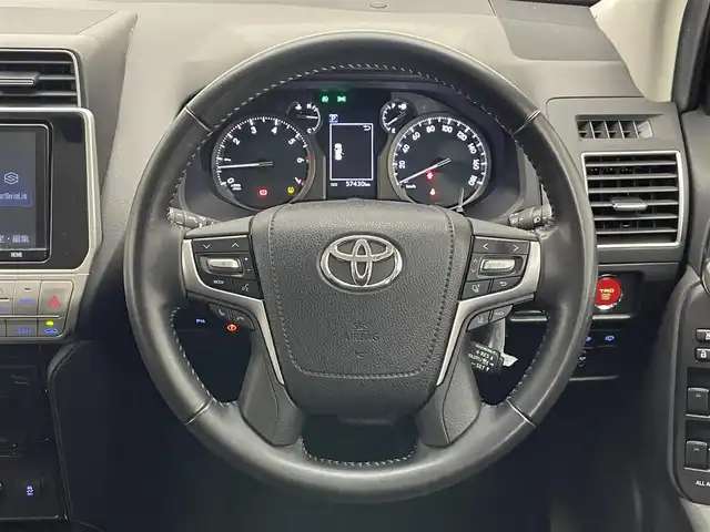 トヨタ ランドクルーザー プラド TX Lパッケージ ブラックED 愛知県 2020(令2)年 5.8万km ホワイトパールクリスタルシャイン 純正９型ナビ　ＨＤＭＩ　黒革　ベンチレーション　セーフティセンス　フルセグ　ＤＶＤ　バックカメラ　衝突軽減　ＥＴＣ　コーナーセンサー　ＴＶキャンセラー　ＬＥＤライト　フォグ　禁煙車　純正フロアマット　スマートキー　プッシュスタート
