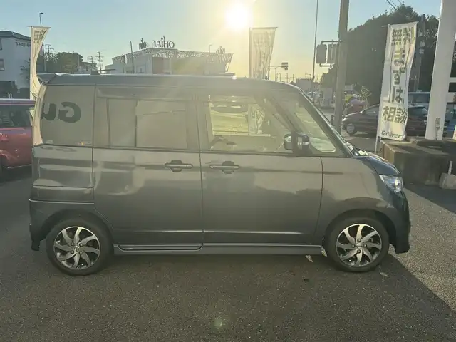 日産 ルークス ハイウェイスター ターボ 愛知県 2013(平25)年 8.5万km ルナグレー ユーザー買取車/純正ナビ/フルセグTV/禁煙車/ドラレコ前後/両側パワースライドドア/革ステアリング/ドアミラーウインカー/ETC/スマートキー