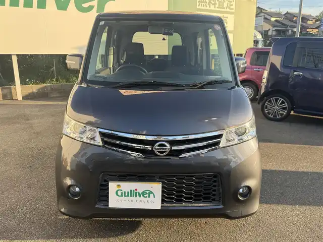 日産 ルークス ハイウェイスター ターボ 愛知県 2013(平25)年 8.5万km ルナグレー ユーザー買取車/純正ナビ/フルセグTV/禁煙車/ドラレコ前後/両側パワースライドドア/革ステアリング/ドアミラーウインカー/ETC/スマートキー