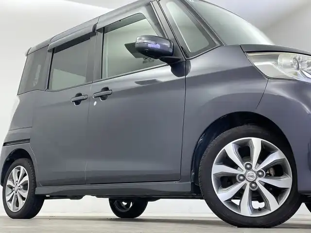 日産 デイズ ルークス ハイウェイスターX Gパッケージ 新潟県 2014(平26)年 8.5万km プレミアムパープルP 純正メモリナビ【MC313D-W】/　フルセグTV/Bluetooth/CD/DVD/全方位モニター/ETC/両側パワースライドドア/アイドリングストップ/オートライト