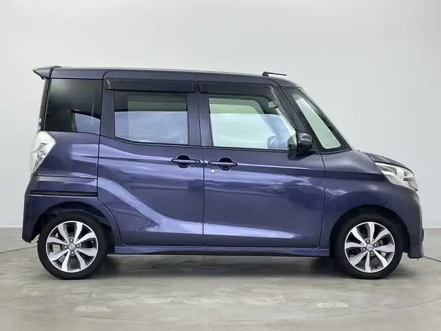 日産 デイズ ルークス ハイウェイスターX Gパッケージ 新潟県 2014(平26)年 8.5万km プレミアムパープルP 純正メモリナビ【MC313D-W】/　フルセグTV/Bluetooth/CD/DVD/全方位モニター/ETC/両側パワースライドドア/アイドリングストップ/オートライト