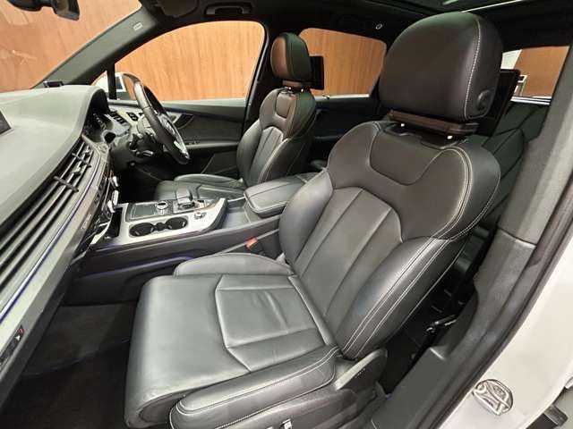 アウディ Ｑ７ 3.0TFSI クワトロ Sライン PKG 千葉県 2017(平29)年 4.5万km グレイシアホワイトメタリック ７シーターＰＫＧ　/パノラマＳＲ　/マトリクスＬＥＤ　/エアサス　/ＯＰ２１インチＡＷ　/純正ナビ　/３６０°カメラ　/ＡＣＣ　/黒革　/シートヒーター　/パワーシート　/バーチャルＣＰ　/後席モニター　/電動リアゲート