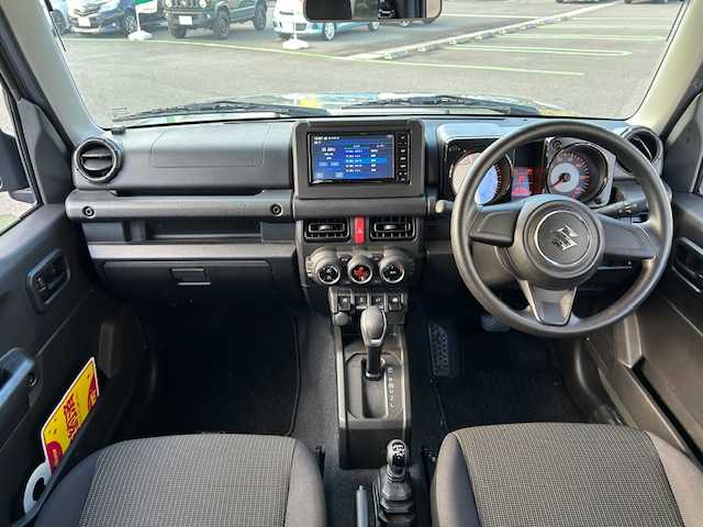 スズキ ジムニー XL 静岡県 2023(令5)年 1.7万km ジャングルグリーン ワンオーナー/純正ナビ/(AM/FM/CD/Bluetooth/フルセグTV)/ビルトインETC/前席シートヒーター/バックカメラ/純正フロアマット/AUTOライト/スペアキー１/保証書/取扱説明書