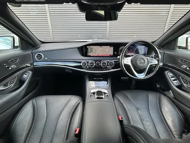 メルセデス・ベンツ Ｓ４５０ AMGラインプラス 茨城県 2019(令1)年 2.5万km ダイヤモンドホワイト 後期型 /ベ-シックパッケージ /パノラマSR /黒革 /ベンチレ-タ- /全席シ-トヒ-タ- /M付PWシ-ト /20インチAMG10スポ-クAW /HUD /ソフトクロ-ズドア /PWトランク /エアバランスP /RSP /ACC /LKA /BSA /PRE-SAFEプラス /ナビ /TV /BT/CarPlay/Android Auto/LED /ETC /禁煙車