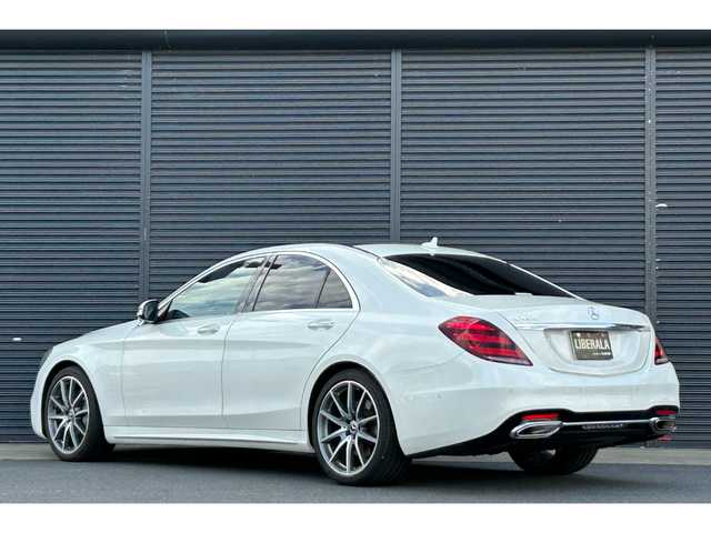 メルセデス・ベンツ Ｓ４５０ AMGラインプラス 茨城県 2019(令1)年 2.5万km ダイヤモンドホワイト 後期型 /ベ-シックパッケージ /パノラマSR /黒革 /ベンチレ-タ- /全席シ-トヒ-タ- /M付PWシ-ト /20インチAMG10スポ-クAW /HUD /ソフトクロ-ズドア /PWトランク /エアバランスP /RSP /ACC /LKA /BSA /PRE-SAFEプラス /ナビ /TV /BT/CarPlay/Android Auto/LED /ETC /禁煙車