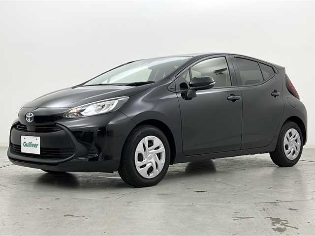 トヨタ アクア X 宮城県 2022(令4)年 3.4万km ブラックマイカ 禁煙車/トヨタセーフティーセンス/・プリクラッシュセーフティーシステム/・レーントレーシングアシスト/・オートマチックハイビーム/・レーダークルーズコントロール/トヨタ純正ディスプレイオーディオ/・BT.Miracast/バックカメラ/ビルトインETC/AC100V充電/ステアリングスイッチ/プッシュスタート/スマートキー/純正フロアマット/純正15インチスチールキャップ/LEDヘッドライト/ヘッドライトレベライザー/ドアバイザー/横滑り防止機能/アイドリングストップ