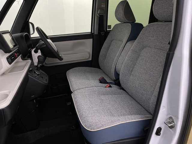 ダイハツ ムーヴ キャンバス ストライプス G 新潟県 2022(令4)年 0.1千km シャイニングホワイトパール/サンドベージュメタリック スマートアシスト/ホッとドリンクホルダー/純正メモリナビ/　CD/DVD/フルセグTV/Bluetooth/バックカメラ/両側パワースライドドア/LEDオートライト/シートヒーター/ステアリングリモコン/電格ミラー/スマートキー