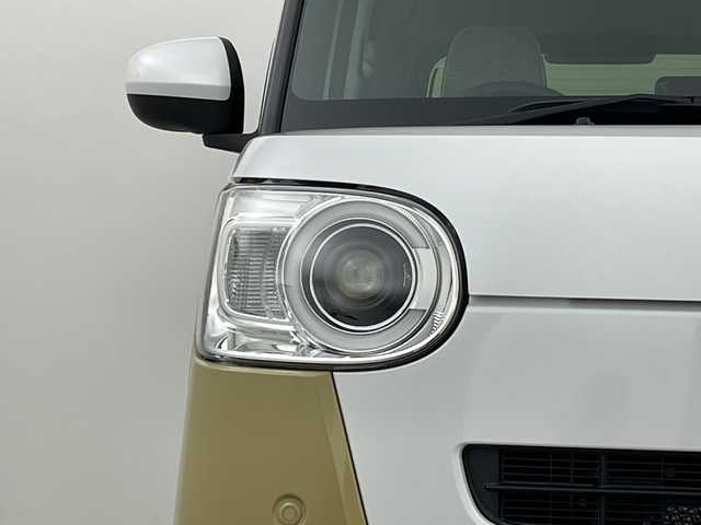 ダイハツ ムーヴ キャンバス ストライプス G 新潟県 2022(令4)年 0.1千km シャイニングホワイトパール/サンドベージュメタリック スマートアシスト/ホッとドリンクホルダー/純正メモリナビ/　CD/DVD/フルセグTV/Bluetooth/バックカメラ/両側パワースライドドア/LEDオートライト/シートヒーター/ステアリングリモコン/電格ミラー/スマートキー