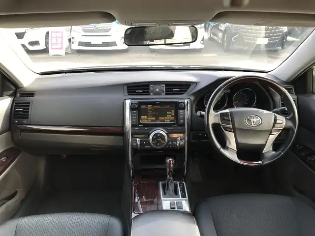 トヨタ マークＸ 250G リラックスセレクション 富山県 2011(平23)年 7.9万km ブラック サンルーフ/純正ナビ/バックカメラ/パワーシート/社外AWサマータイヤ車載/プッシュスタート/スマートキー/ステアリングスイッチ/ウッドコンビ革巻きステアリング/ETC/HIDヘッドライト/ウインカーミラー/フォグランプ