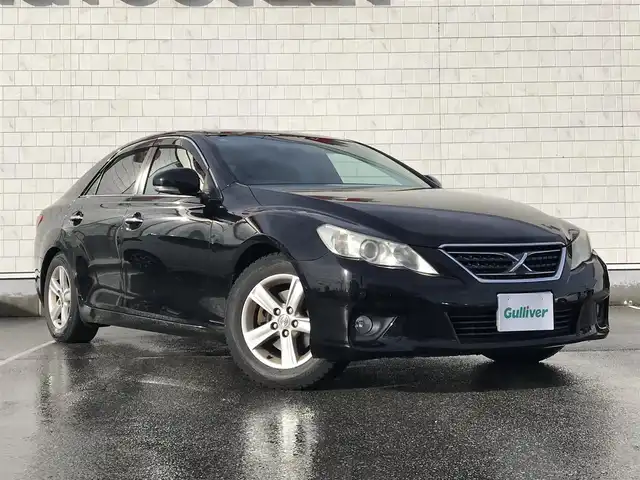 トヨタ マークＸ 250G リラックスセレクション 富山県 2011(平23)年 7.9万km ブラック サンルーフ/純正ナビ/バックカメラ/パワーシート/社外AWサマータイヤ車載/プッシュスタート/スマートキー/ステアリングスイッチ/ウッドコンビ革巻きステアリング/ETC/HIDヘッドライト/ウインカーミラー/フォグランプ