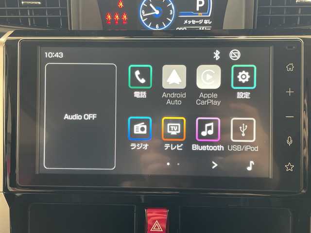 トヨタ ルーミー カスタムG－T 埼玉県 2025(令7)年 0.1千km ブラックマイカメタリック/パールホワイト2トーン スマートアシスト　/9型ディスプレイオーディオ/　　BT/フルセグ/CarPlay　/パノラミックビューモニター　/両側パワースライドドア　/レーダークルーズコントロール　/LEDオートライト　/シートヒーター　/純正15インチアルミホイール　/ETC