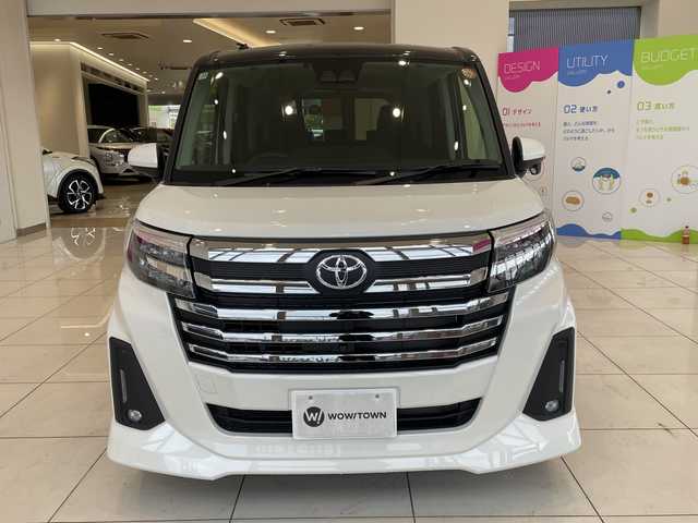 トヨタ ルーミー カスタムG－T 埼玉県 2025(令7)年 0.1千km ブラックマイカメタリック/パールホワイト2トーン スマートアシスト　/9型ディスプレイオーディオ/　　BT/フルセグ/CarPlay　/パノラミックビューモニター　/両側パワースライドドア　/レーダークルーズコントロール　/LEDオートライト　/シートヒーター　/純正15インチアルミホイール　/ETC