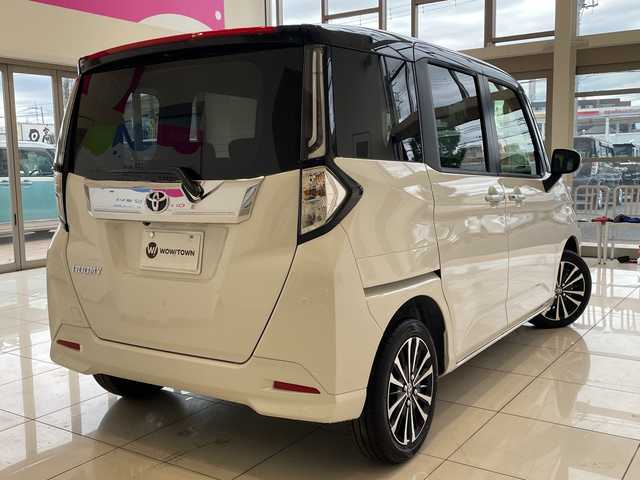 トヨタ ルーミー カスタムG－T 埼玉県 2025(令7)年 0.1千km ブラックマイカメタリック/パールホワイト2トーン スマートアシスト　/9型ディスプレイオーディオ/　　BT/フルセグ/CarPlay　/パノラミックビューモニター　/両側パワースライドドア　/レーダークルーズコントロール　/LEDオートライト　/シートヒーター　/純正15インチアルミホイール　/ETC