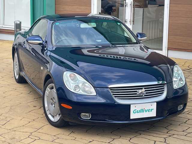 トヨタ ソアラ 430SCV 宮崎県 2001(平13)年 3.7万km ブルーM 電動オープン　ＨＩＤヘッドライト　クルーズコントロール　レザーシート　シートヒーター　パワーシート　ＣＤチェンジャー　リモコンキー　前後ドライブレコーダー　純正フロアマット