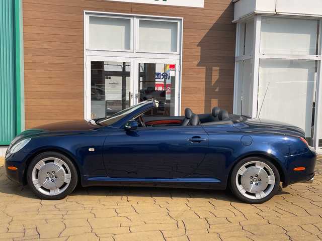 トヨタ ソアラ 430SCV 宮崎県 2001(平13)年 3.7万km ブルーM 電動オープン　ＨＩＤヘッドライト　クルーズコントロール　レザーシート　シートヒーター　パワーシート　ＣＤチェンジャー　リモコンキー　前後ドライブレコーダー　純正フロアマット