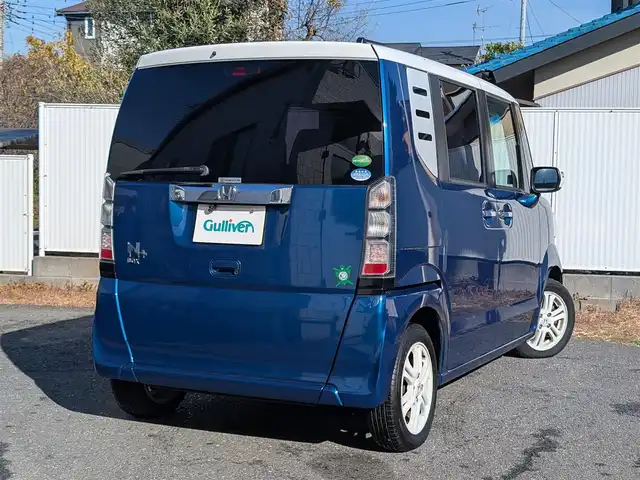 ホンダ Ｎ ＢＯＸ ＋ 2トーン G Lパッケージ 埼玉県 2013(平25)年 3.9万km プレミアムダイナミックブルーパール メモリナビ(カロッツェリア AVIC-RZ511)/ ┗フルセグテレビ/ ┗Bluetoothオーディオ/ ┗AM/FMラジオ/ ┗CD/DVD再生/バックカメラ/ドアバイザー/プッシュスタート/片側パワースライドドア/ETC/スマートキー×2/整備記録簿(R6)