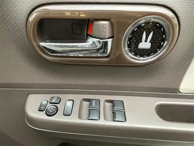 スズキ ラパン ショコラ X 島根県 2015(平27)年 6.8万km アーバンブラウンパールメタリック 社外ＳＤナビ　/フルセグＴＶ　/ＤＶＤ再生　/アイドリングストップ　/スマートキー　/プッシュスタート　/盗難防止装置　/純正HIDライト/純正フロアマット/オートライト　/保証書　/取扱説明書/スペアキー1本