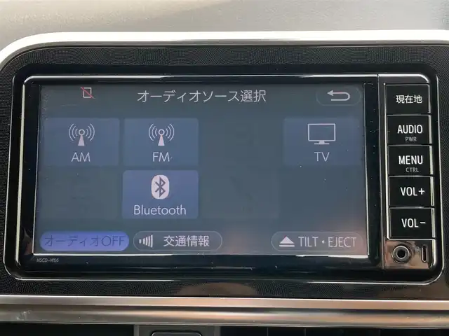 トヨタ シエンタ G 静岡県 2016(平28)年 4.8万km ホワイトパールクリスタルシャイン Toyota Safety Sense/純正SDナビ(NSCD-W66)/　AM FM CD Bluetooth AUX/バックモニター/前方ドライブレコーダー/LEDオートヘッドライト/両側パワースライドドア/純正15インチアルミホイール/革巻きステアリング/ステアリングスイッチ/フルセグTV/ビルトインETC/モデリスタエアロ(フロント/リアスポイラー)