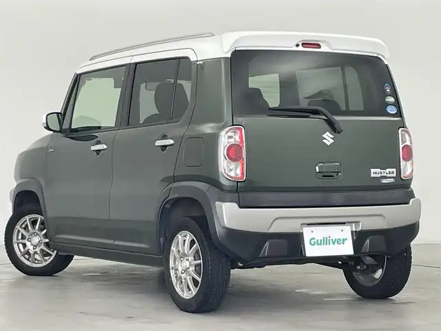 スズキ ハスラー Jスタイル Ⅱ ターボ 群馬県 2016(平28)年 6.3万km クールカーキパールメタリック/ホワイト2トーンルーフ スズキデュアルカメラブレーキサポート/社外7インチナビ【型番CN-R33CD】/　　AM/FM/CD/DVD/ワンセグテレビ/前後ドライブレコーダー/クルーズコントロール/レーンキープアシスト/ハーフレザーシート/前席シートヒーター/スマートキー/保証書/取扱説明書/スペアキー