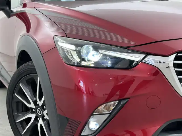 マツダ ＣＸ－３ 20S プロアクティブ 福岡県 2018(平30)年 7.8万km ソウルレッドクリスタルM 純正エアロ　/純正ナビ（フルセグＴＶ　）　/バックカメラ　/ＥＴＣ　/前方ドラレコ　/ＡＣＣ　/コーナーセンサー　/衝突被害軽減ブレーキ　/レーンキープ　/ＢＳＭ　/ＨＵＤ　/パドルシフト　/ハーフレザー　/純正１８インチＡＷ