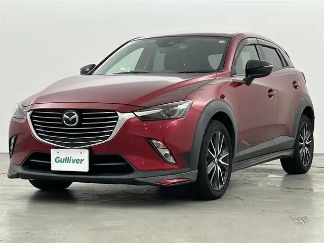 マツダ ＣＸ－３ 20S プロアクティブ 福岡県 2018(平30)年 7.8万km ソウルレッドクリスタルM 純正エアロ　/純正ナビ（フルセグＴＶ　）　/バックカメラ　/ＥＴＣ　/前方ドラレコ　/ＡＣＣ　/コーナーセンサー　/衝突被害軽減ブレーキ　/レーンキープ　/ＢＳＭ　/ＨＵＤ　/パドルシフト　/ハーフレザー　/純正１８インチＡＷ