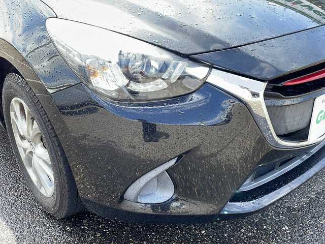 マツダ デミオ XD 新潟県 2015(平27)年 11.2万km ジェットブラックマイカ ユーザー買取車両/セーフティパッケージ/純正SDナビ/　フルセグ/BT/DVD/CD/USB/ステアリングスイッチ/ETC/LEDヘッドライト/オートライト/オートハイビーム/スマートキー/プッシュスタート