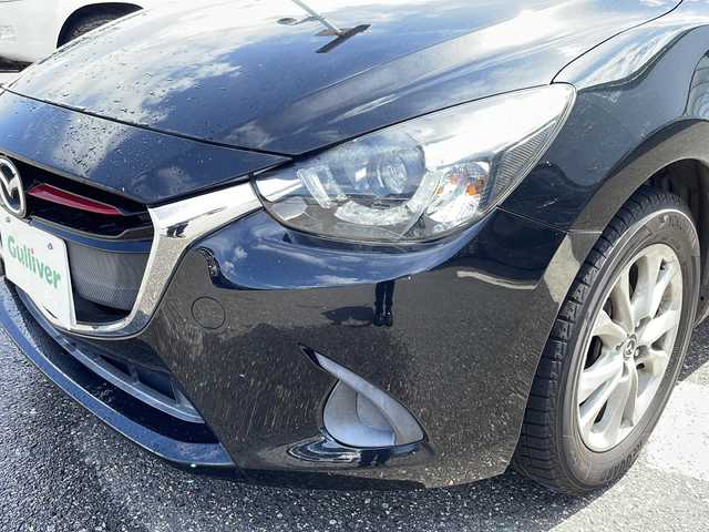 マツダ デミオ XD 新潟県 2015(平27)年 11.2万km ジェットブラックマイカ ユーザー買取車両/セーフティパッケージ/純正SDナビ/　フルセグ/BT/DVD/CD/USB/ステアリングスイッチ/ETC/LEDヘッドライト/オートライト/オートハイビーム/スマートキー/プッシュスタート