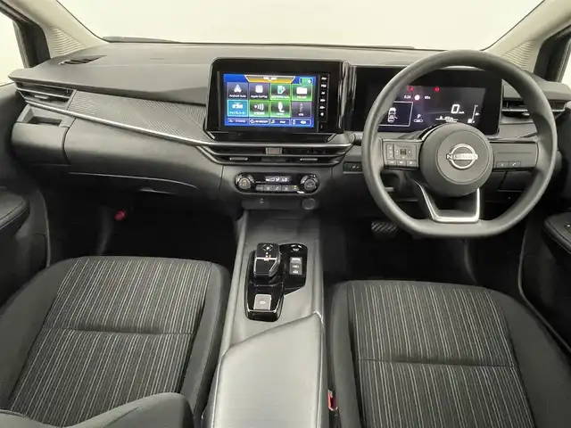 日産 ノート X 福岡県 2024(令6)年 0.5万km スーパーブラック 純正９型ディスプレイオーディオ　/バックカメラ　/ＥＴＣ　/ナビ連動前方ドラレコ　/コーナーセンサー　/エマージェンシーブレーキ　/レーンキープ　/プッシュスタート　/電動格納式ドアミラー　/オートライト　/ＬＥＤライト