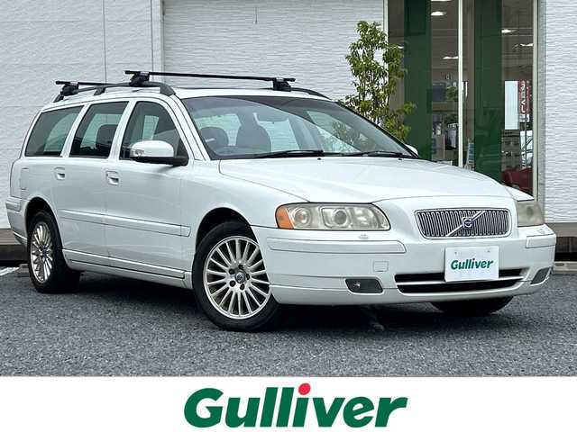 ボルボ Ｖ７０ 千葉県 2006(平18)年 14.4万km 白 黒革シート サンルーフ