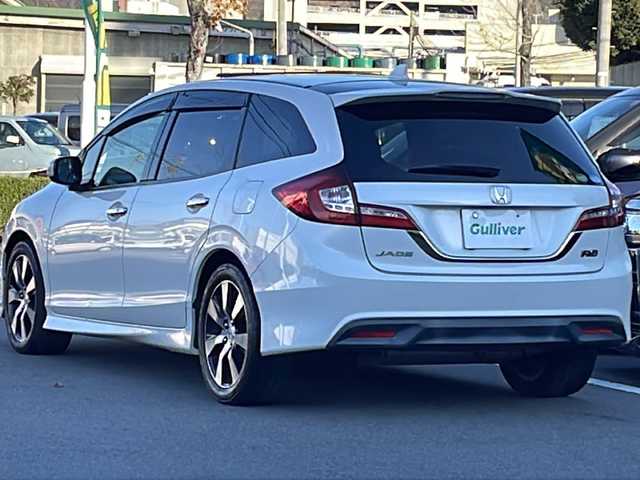 ホンダ ジェイド RS 長野県 2015(平27)年 10万km ホワイトオーキッドパール 禁煙車/ワンオーナー/ターボ/社外SDナビ//Bluetooth/CD/DVD/フルセグTV/クルーズコントロール/アイドリングストップ/横滑り防止装置/LEDヘッドライト/ハーフレザー/ETC/純正AW/純正フロアマット/ドアバイザー/スマートキー/プッシュスタート/パワーステアリング/パワーウィンドウ/保証書/取扱説明書