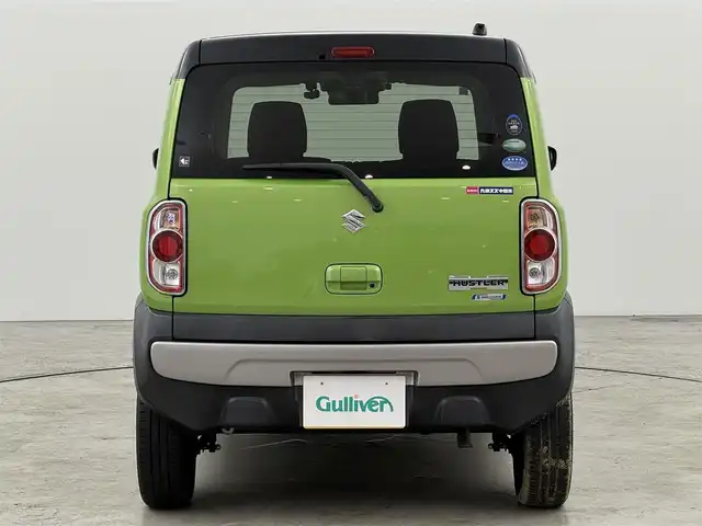 スズキ ハスラー X ターボ 福岡県 2017(平29)年 6万km ポジティブグリーンメタリック/ブラック2トーン 純正ナビ／フルセグＴＶ／ＢＴ　/ビルトインＥＴＣ　/ドライブレコーダー　/ターボ車　/衝突被害軽減システム　/レーンキープ　/横滑り防止　/アイドリングストップ　/シートヒーター　/オートライト　/純正１５インチＡＷ