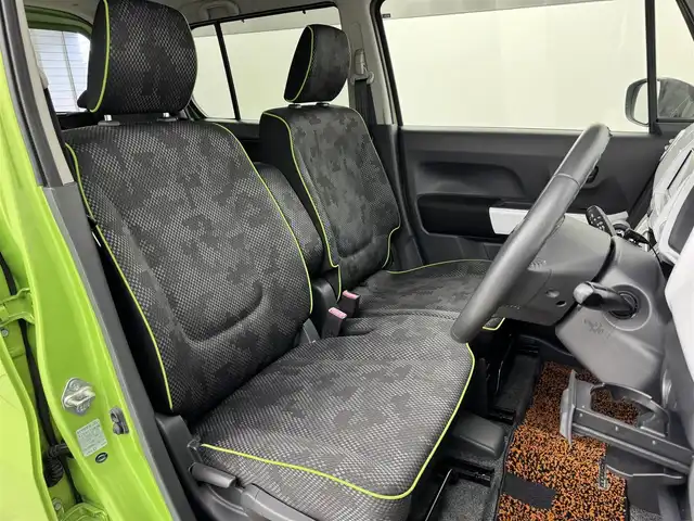 スズキ ハスラー X ターボ 福岡県 2017(平29)年 6万km ポジティブグリーンメタリック/ブラック2トーン 純正ナビ／フルセグＴＶ／ＢＴ　/ビルトインＥＴＣ　/ドライブレコーダー　/ターボ車　/衝突被害軽減システム　/レーンキープ　/横滑り防止　/アイドリングストップ　/シートヒーター　/オートライト　/純正１５インチＡＷ