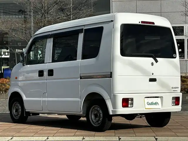 スズキ エブリイ PA 福島県 2010(平22)年 8.4万km スペリアホワイト オーディオ/「CD/AM/FM」/マニュアルエアコン/前後ドライブレコーダー/ドアバイザー/フロアゴムマット/鉄ホイール純正ホイールキャップ付