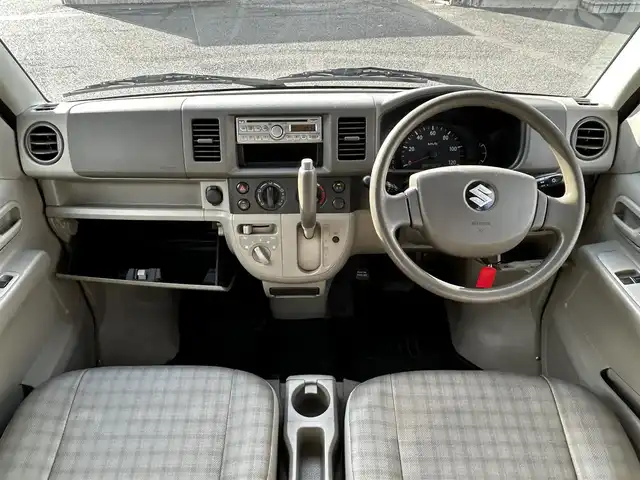 スズキ エブリイ PA 福島県 2010(平22)年 8.4万km スペリアホワイト オーディオ/「CD/AM/FM」/マニュアルエアコン/前後ドライブレコーダー/ドアバイザー/フロアゴムマット/鉄ホイール純正ホイールキャップ付