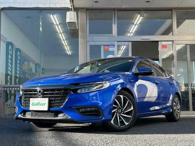 ホンダ インサイト EX・ブラックスタイル 埼玉県 2019(令1)年 3.8万km プレミアムクリスタルブルークリスタル ワンオーナー/純正ＳＤナビ/【CD/DVD/フルセグ/Bluetooth】/バックカメラ/レーダークルーズコントロール/ハーフレザーシート/シートヒーター/ETC/横滑り防止装置/保証書/取扱説明書/スペアキー