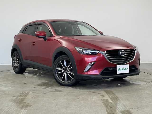 マツダ ＣＸ－３ XD ツーリング 新潟県 2016(平28)年 2.8万km ソウルレッドプレミアムメタリック 禁煙車/メーカーオプションナビ/DVD/CD/Bluetooth/フルセグテレビ/バックカメラ/USB入力端子/クルーズコントロール/パドルシフト/HUD/BSM/合皮シート/純正１８インチアルミホイール/社外ビルトインETC/純正フロアマット/オートLEDヘッドライト/衝突軽減システム/ABS/横滑り防止/盗難防止/スペアキー１本/取り扱い説明書/保証書